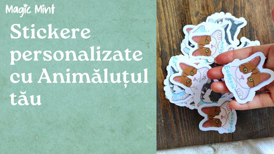 Stickere personalizate: Unicitatatea animalului tău cu tine oriunde