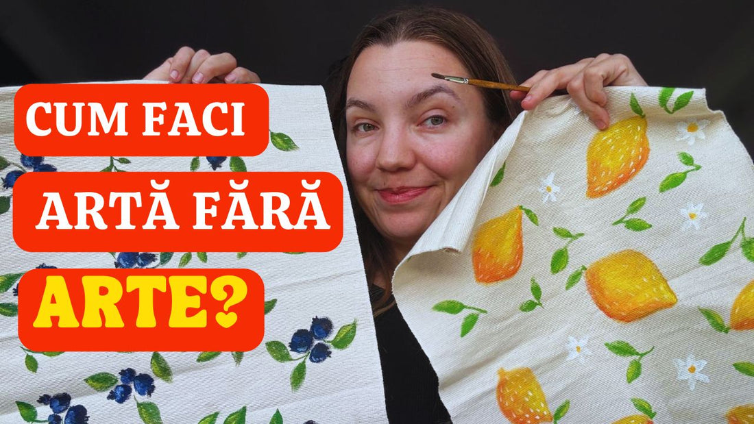 Cum faci artă fără Arte? Vorbim si pictam pe servete de la Ikea