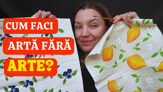 Cum faci artă fără Arte? Vorbim si pictam pe servete de la Ikea