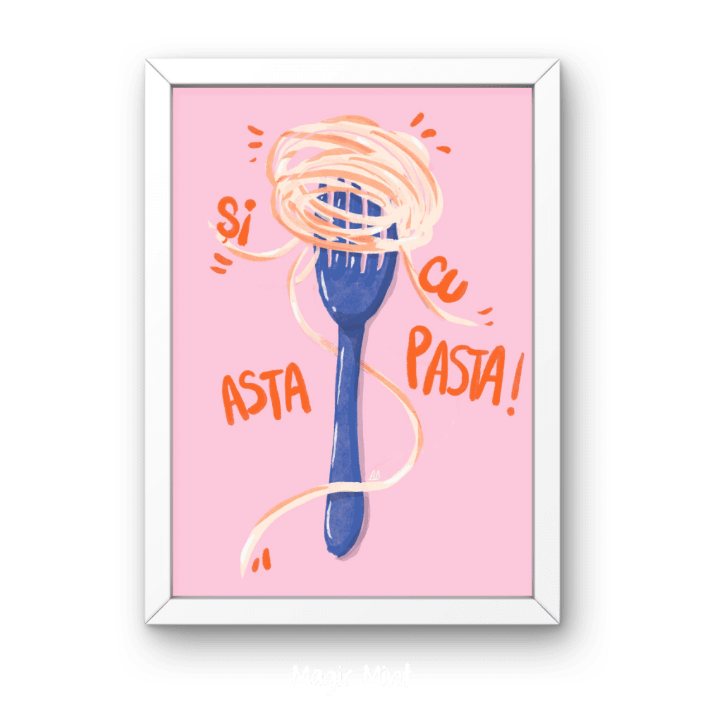 print bucatarie cu asta pasta