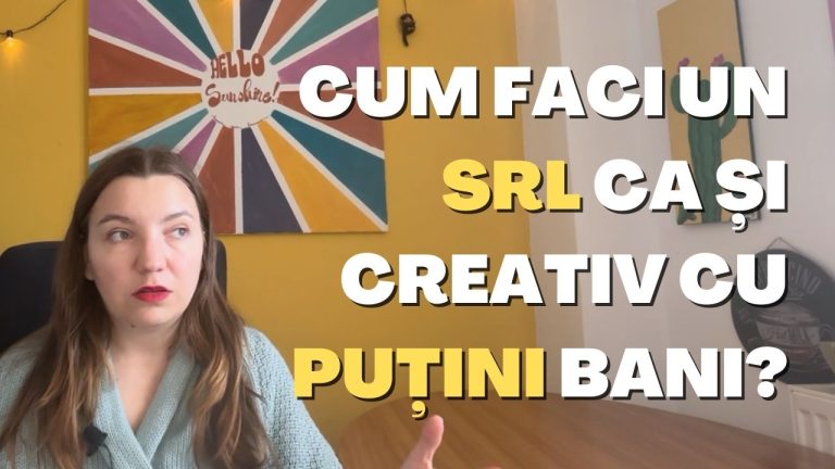 cum faci un SRL cu bani putini