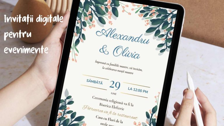 Invitații digitale: Nunta/Botezul/Evenimentul tău într-o eră modernă