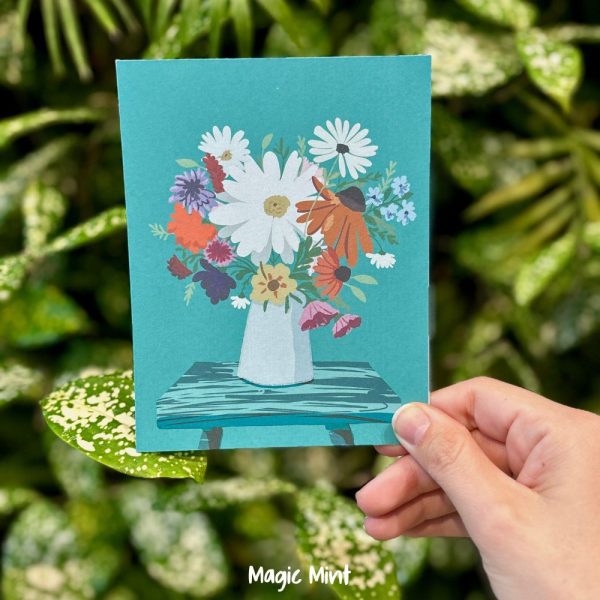 Felicitare cu buchet de flori - Image 4