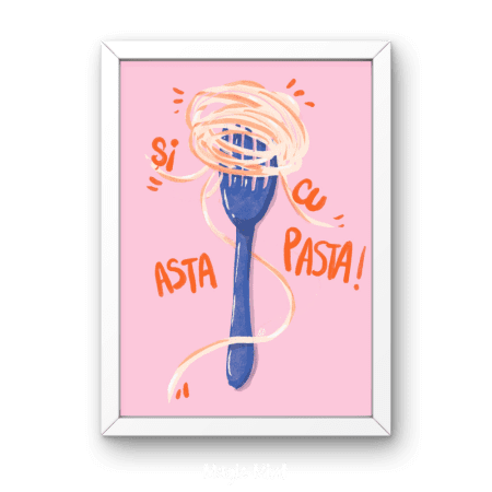 print bucatarie cu asta pasta