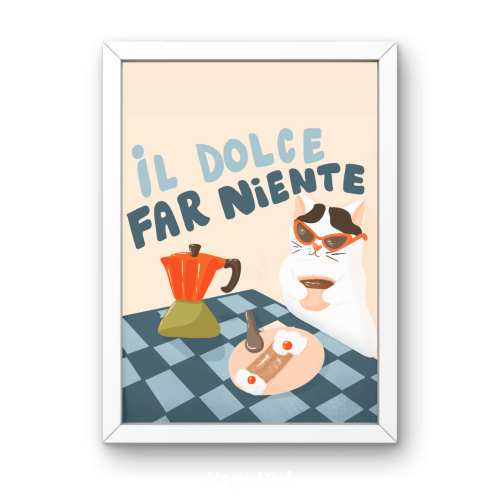 tablou pisica italiana